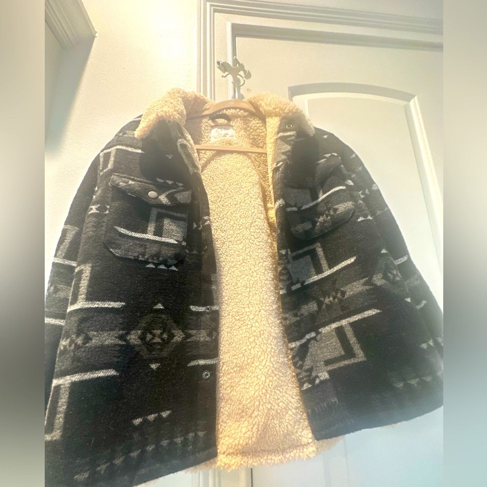 Zara Sherpa lined jacket